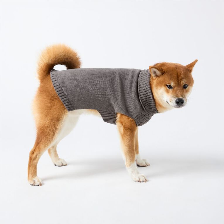 Petzone Knit Pet Jersey Grey Large, , hi-res