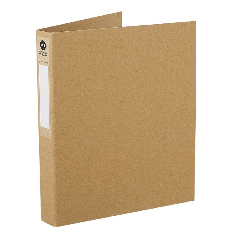 WS Ring Binder Kraft FSC A4, , hi-res