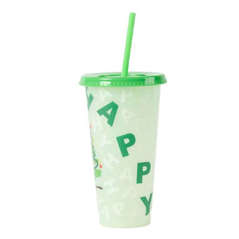 Wonderland Colour Changing Tumbler Christmas Tree Green/White, , hi-res