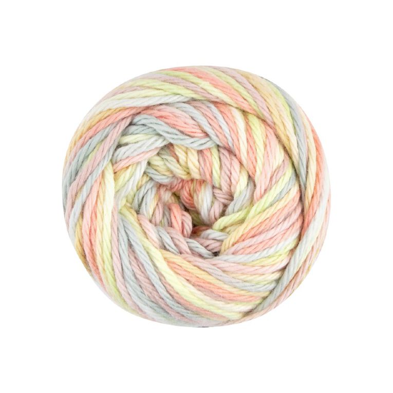 Birch Cotton Print 4Ply Worsted 100% Cotton 65G Summer Melon, , hi-res