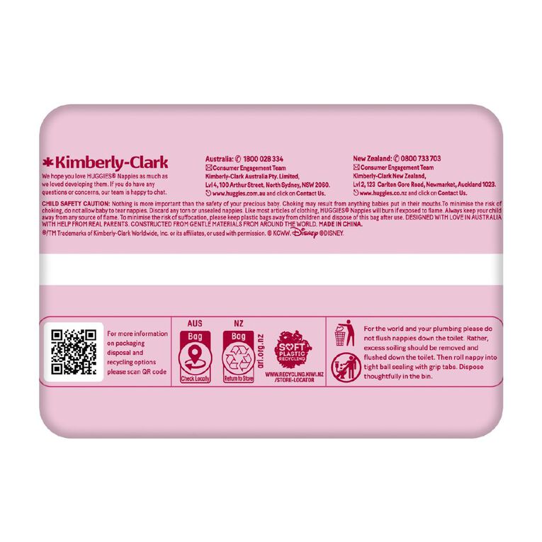Huggies Girls' Convenience Nappy Junior Size 6 16+kg 14 Pack, , hi-res