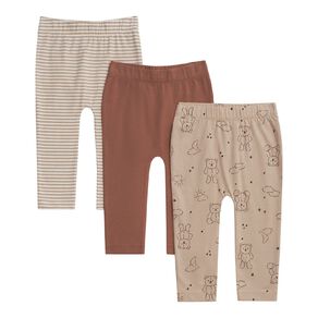 Young Original Babies' Print Leggings 3 Pack