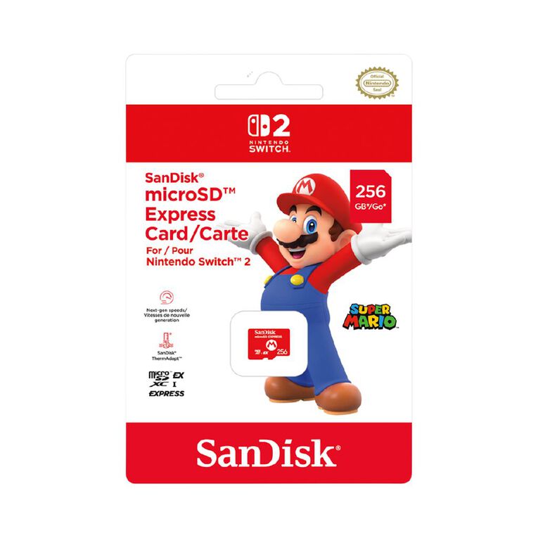 Sandisk MicroSD Express Card 256GB for Nintendo Switch 2, , hi-res