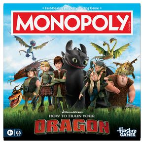 Hasbro Monopoly How To Train Your Dragon