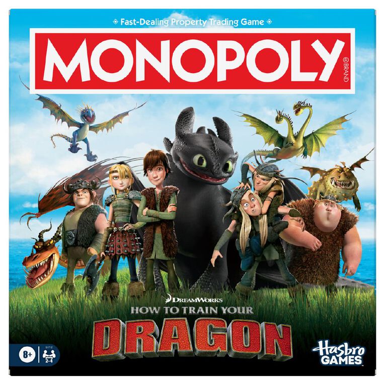 Hasbro Monopoly How To Train Your Dragon, , hi-res