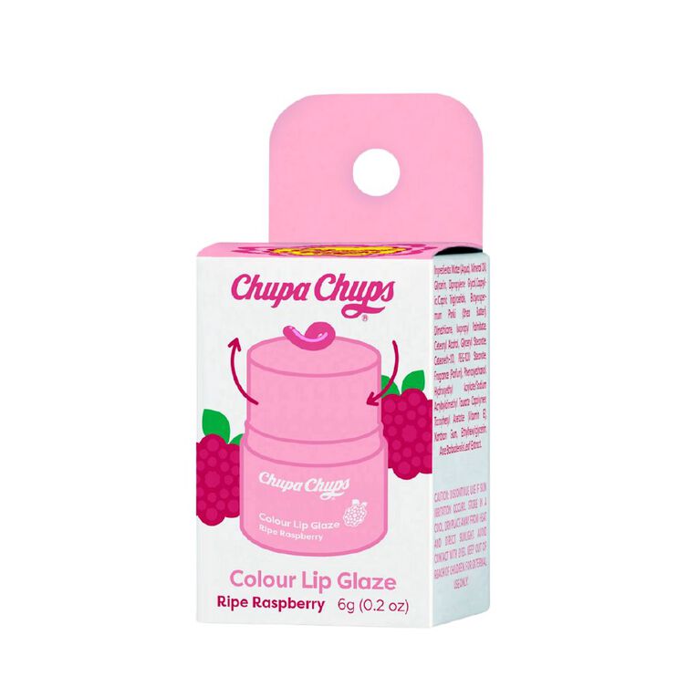 Chupa Chups Colour Lip Glaze Ripe Rapsberry 6g, , hi-res