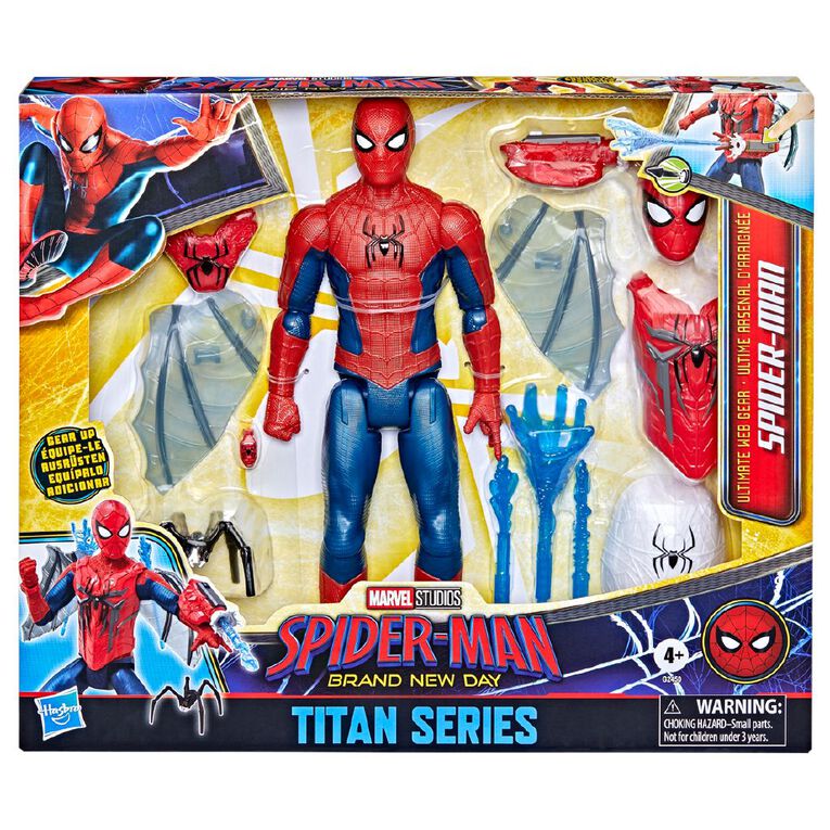 Spider-Man Brand New Day Titan Series Ultimate Web Gear Action Figure, , hi-res