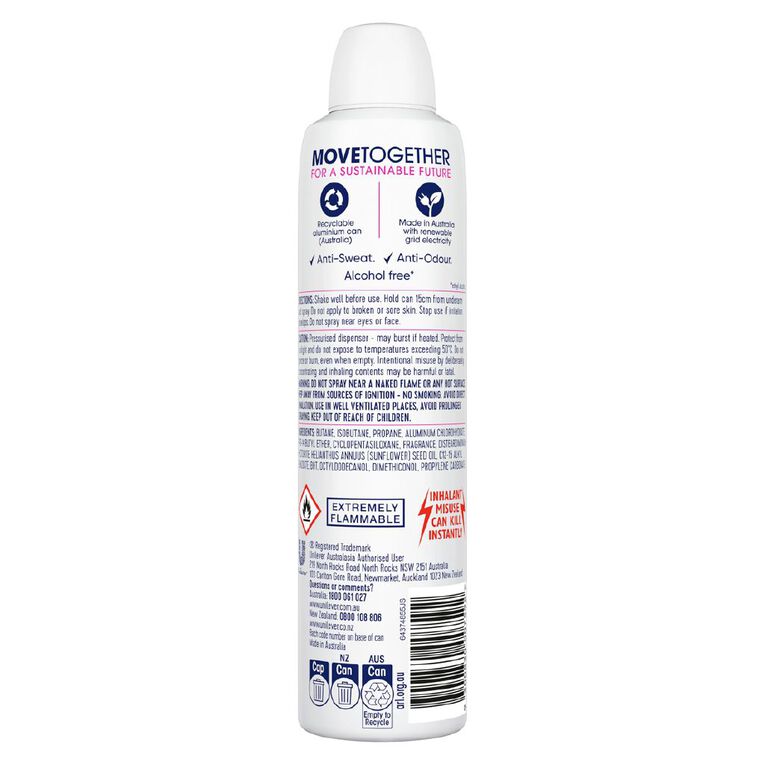 Rexona Women's Antiperspirant Base Deodorant Sexy 250ml, , hi-res