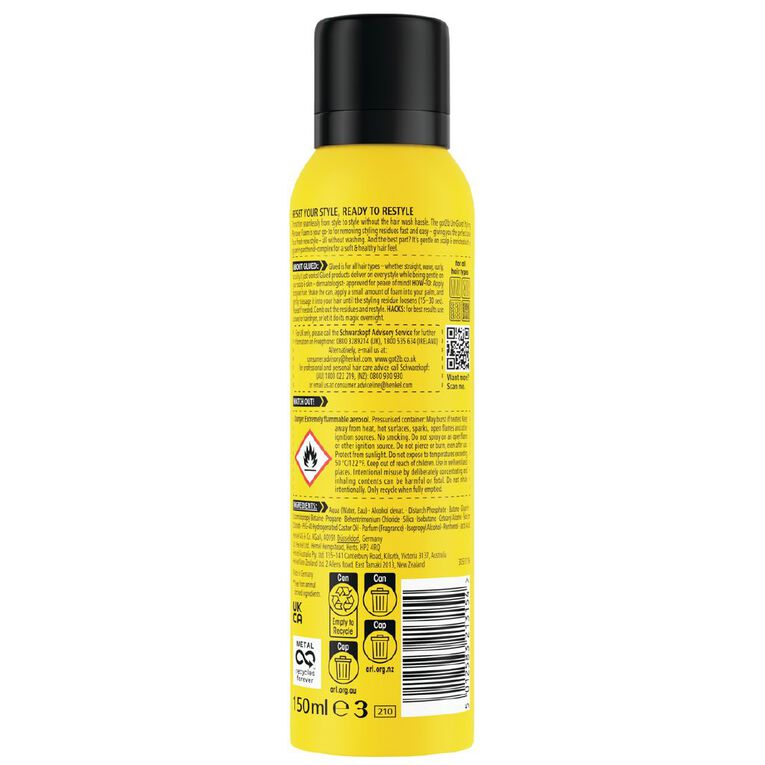 Schwarzkopf Got2b Un Glued Styling Remover 150ml, , hi-res