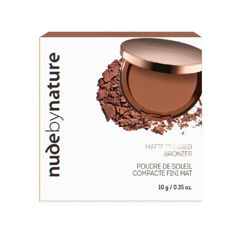 Nude By Nature Pressed Matte Mineral Bronzer 10g, , hi-res