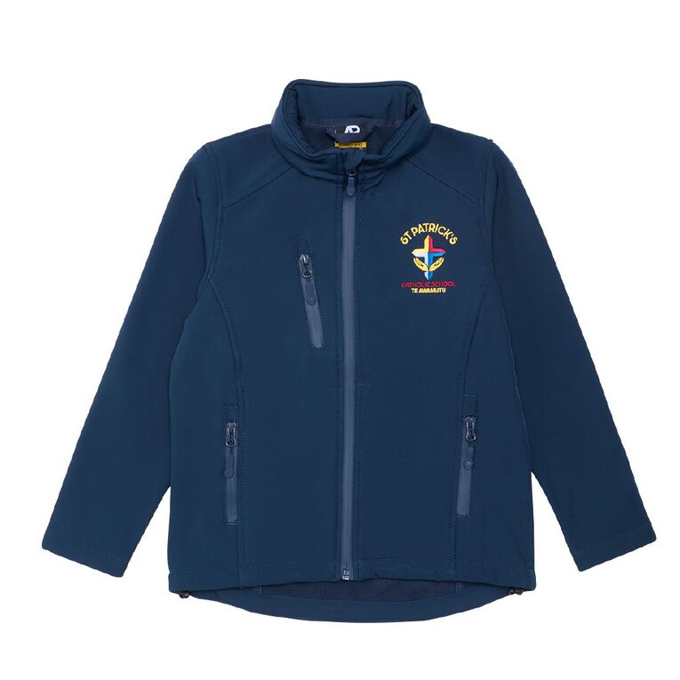 Schooltex St Patricks Te Awamutu Olympic Jacket with Embroidery, Navy, hi-res