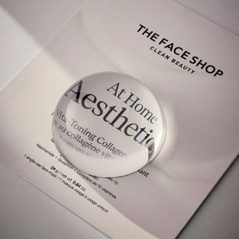 The Face Shop Vita-Toning Collagen Mask 24g 24g, , hi-res
