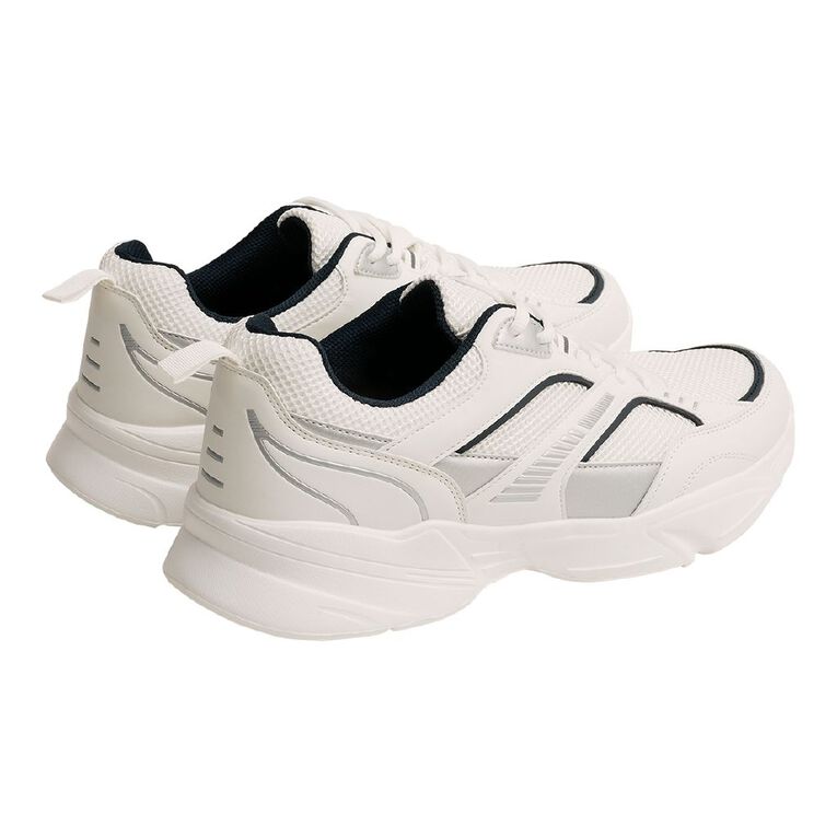 Active Intent Men's Dante Trainers, White, hi-res