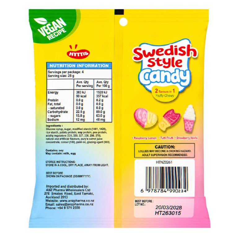 Hyttis Swedish Style Candy Classic Mixed Flavour, , hi-res