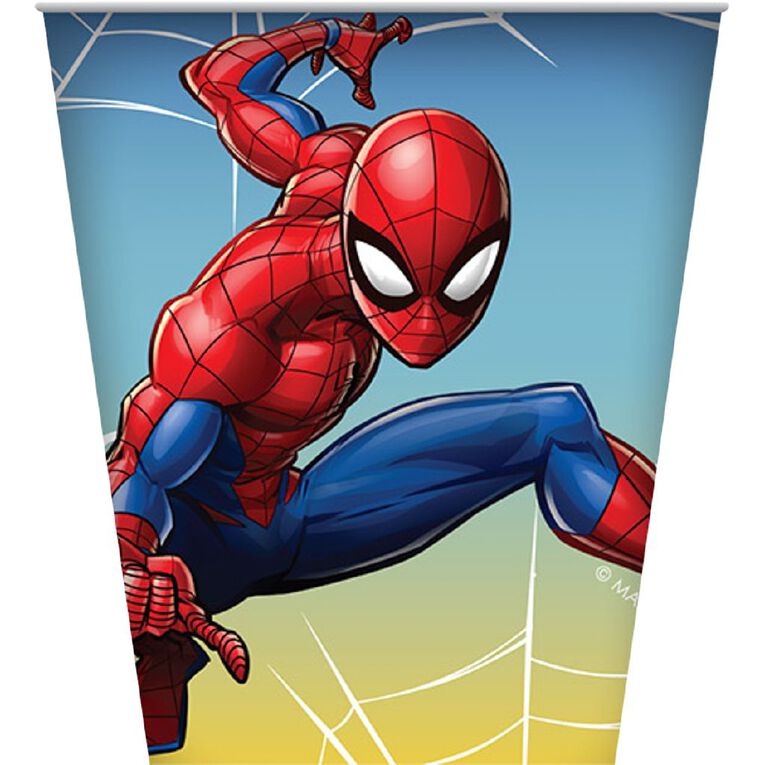Artwrap Spider-Man Paper Cups 270ml 8 Pack, , hi-res