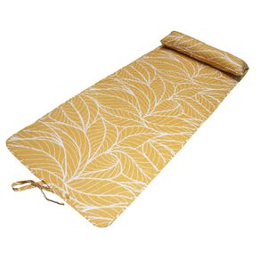 Living & Co Beach Mat Leaf 80 x 180cm Yellow