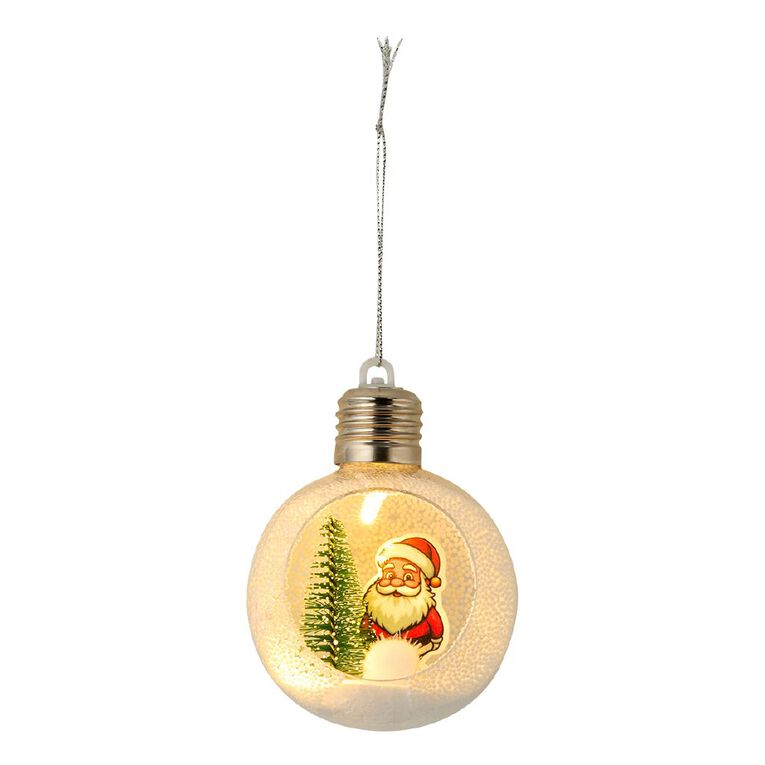 Wonderland Light Up Bauble Character Assorted 8cm, , hi-res