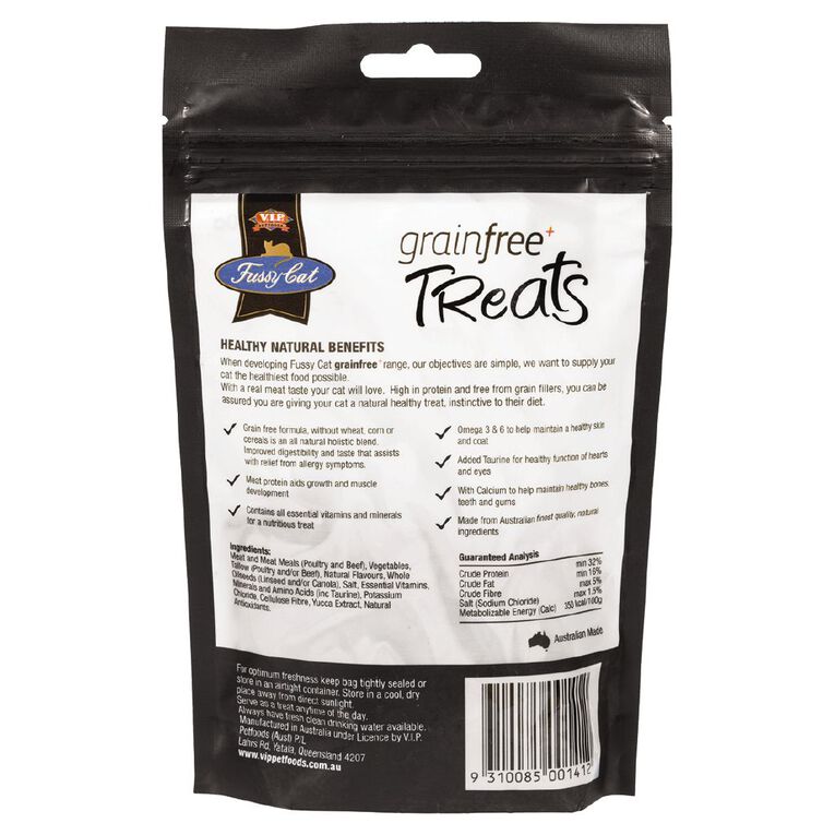 Fussy Cat Chicken Crunchers Cat Treats 100g, , hi-res