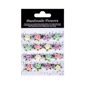 Handmade Flowers Beeded Micro Roses Approx 1.5cm 16cm Little Birdi