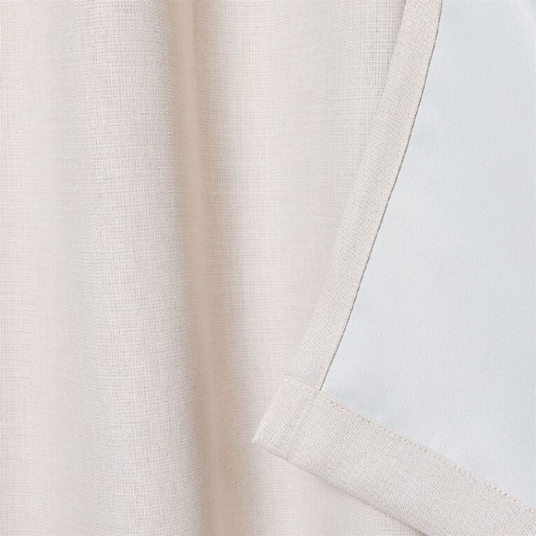 Living & Co Oslo Voile Natural 80-160cm Wide/213cm Drop, , hi-res