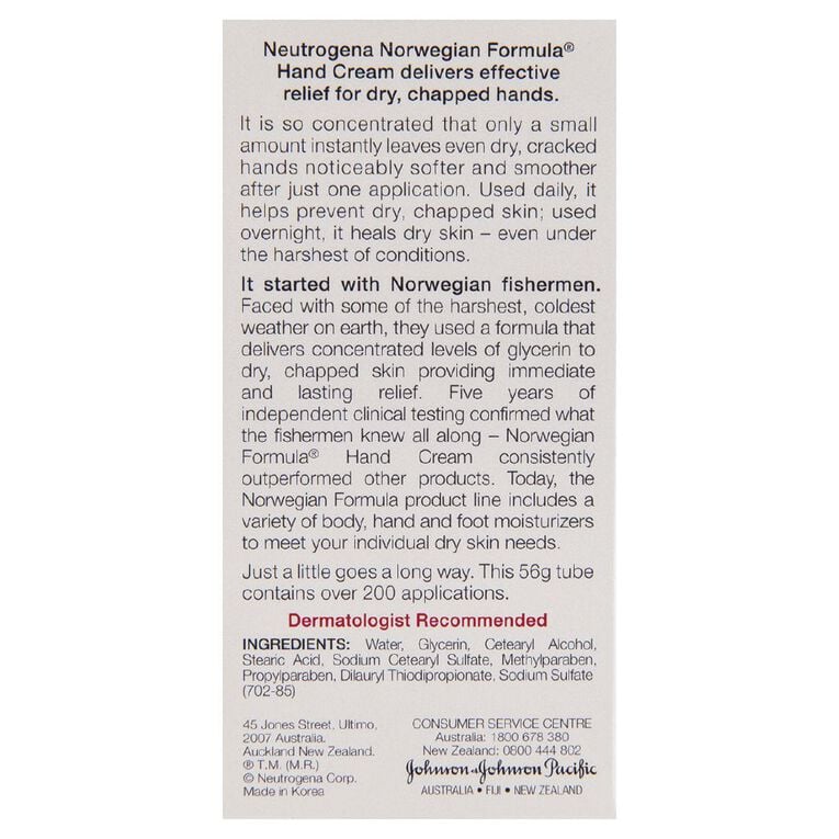 Neutrogena Norwegian Formula Hand Cream Fragrance Free, , hi-res