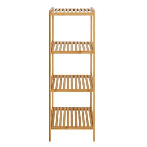 Living & Co Bamboo 4 Tier Shelf Natural