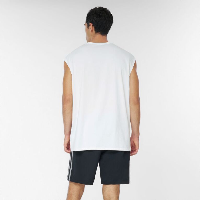 Active Intent Men's Hybrid Tank, White, hi-res