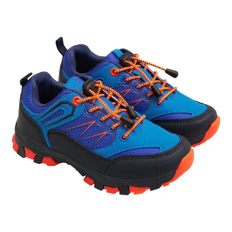 Active Intent Senior Kids' Tyler Trainers, Blue, hi-res