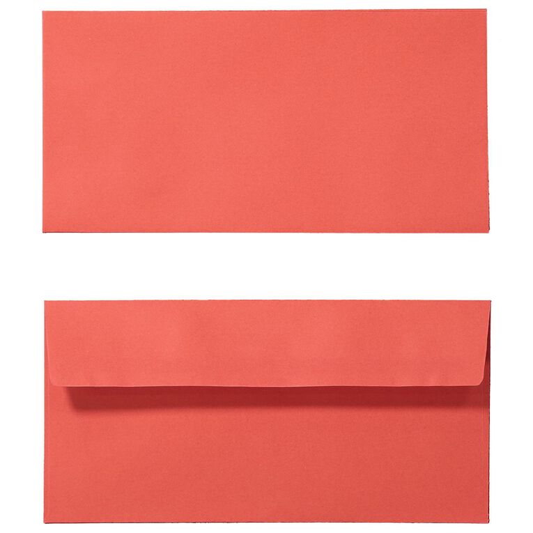 Create With DL Envelope Red 25 Pack, , hi-res
