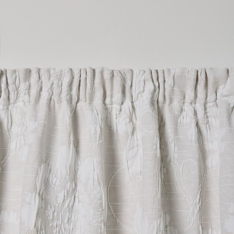 Living & Co Maeve Curtains Grey 150-230cm Wide/205cm Drop, , hi-res