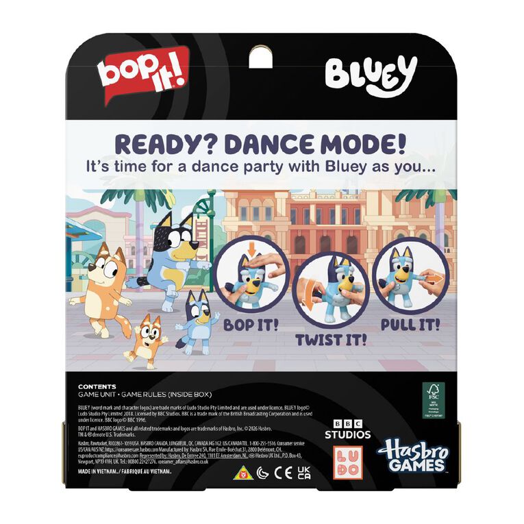 Hasbro Bluey Bop It Game, , hi-res