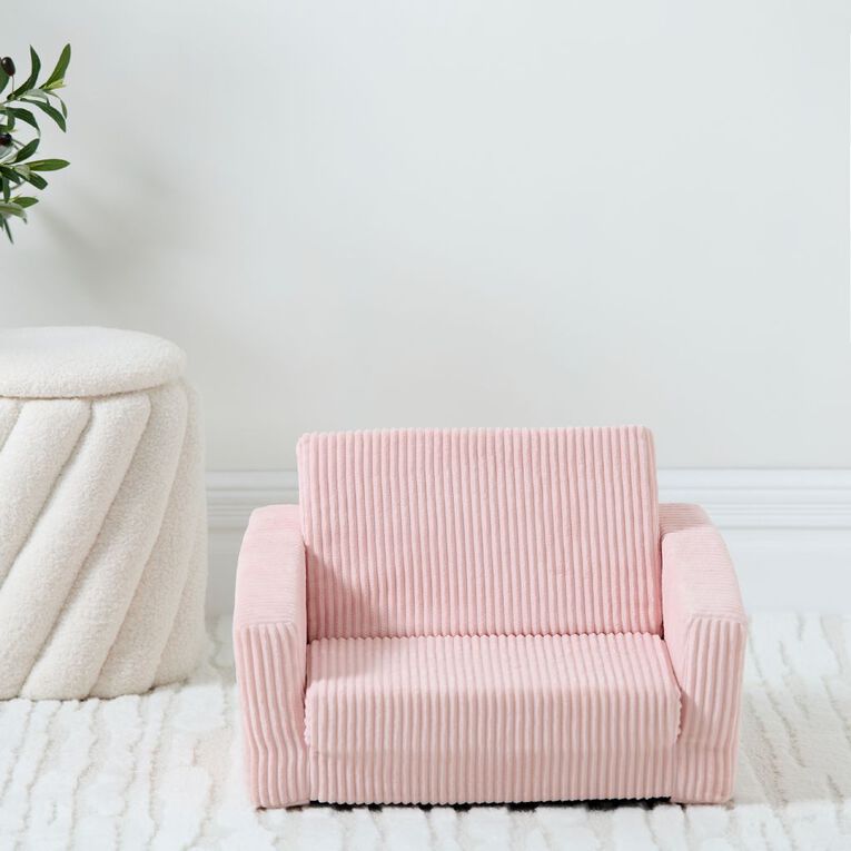 Living & Co Kids Flip Sofa Cord Pink, , hi-res