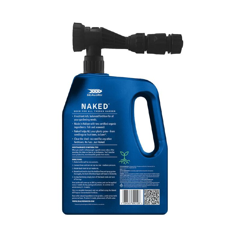 Sealord Naked Fertiliser Spray & Grow 2L, , hi-res
