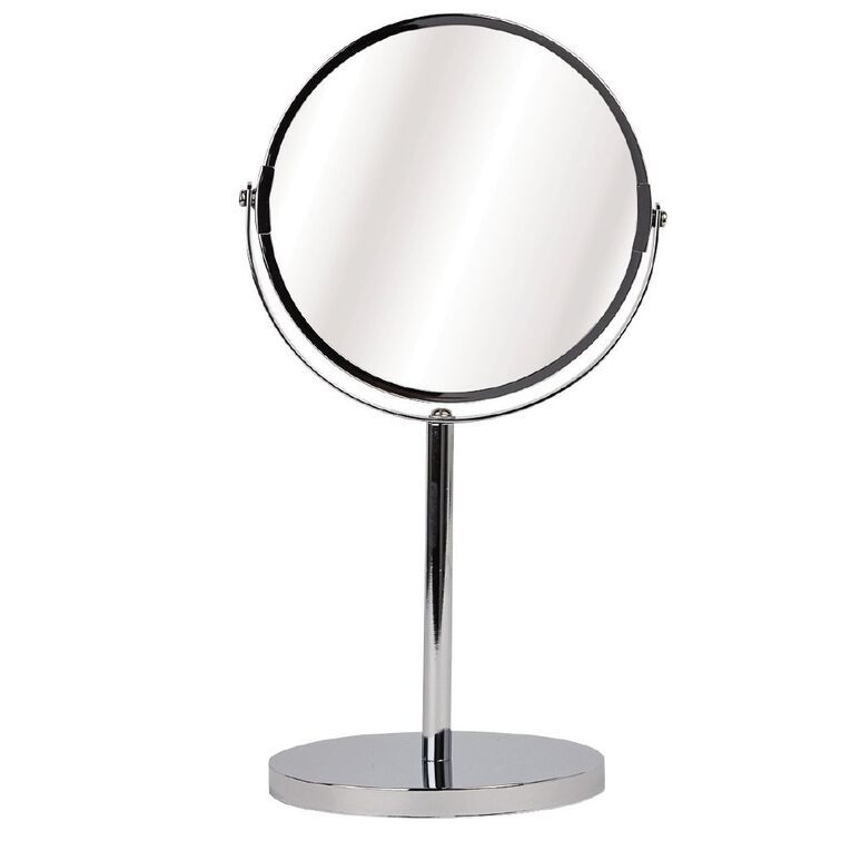 Chrome Bathroom Mirror Miller Wall Mounted Chrome Polished Beveling