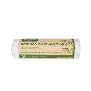 multi-purpose bamboo cloth white 20 pack