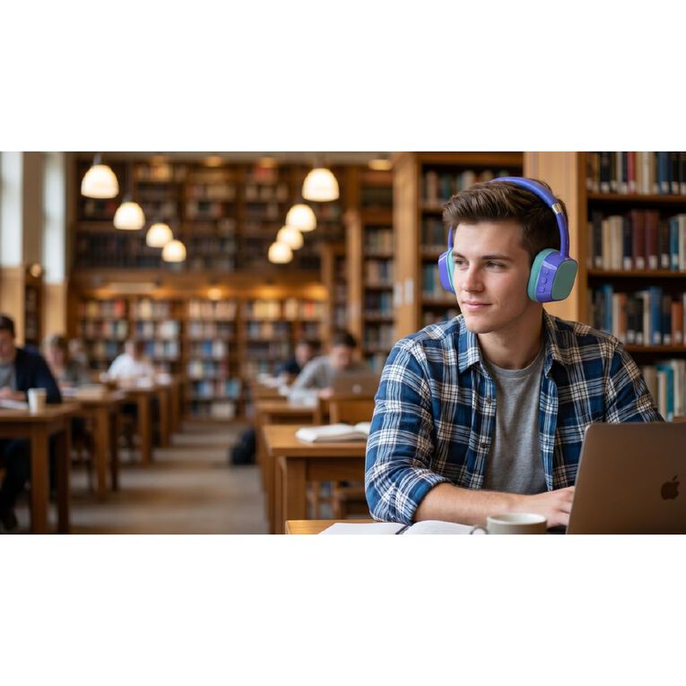Veon Kids' Wireless Headphones VNC301GRN Blue, , hi-res