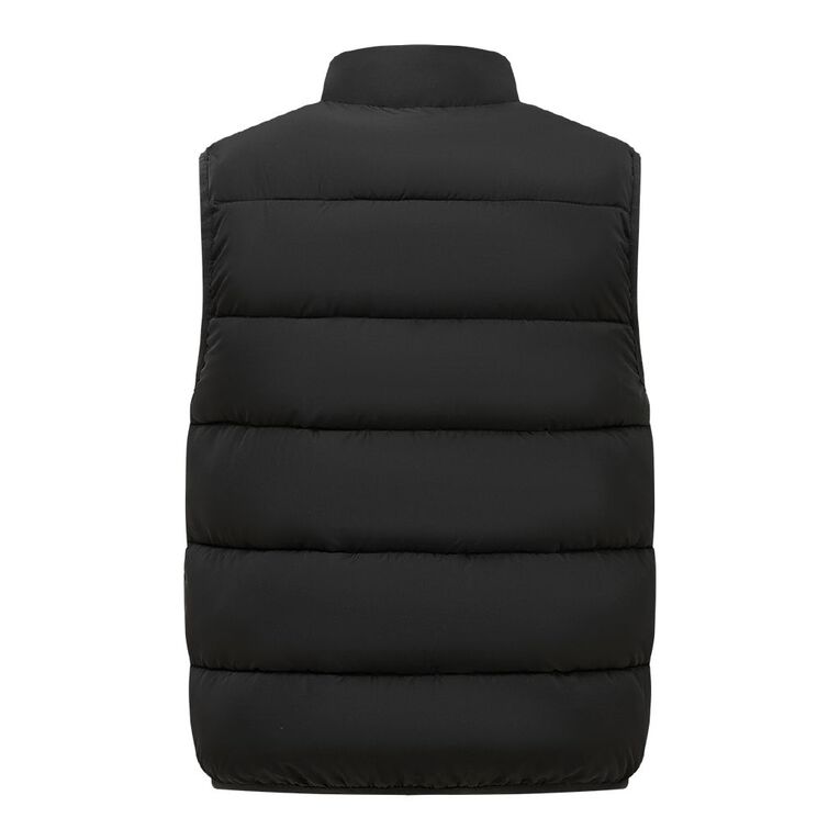 H&H Men's Puffer Vest, Black, hi-res