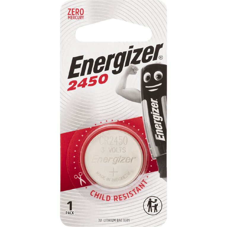 Energizer Lithium Coin Battery 2450 3 Volt 1 Pack, , hi-res