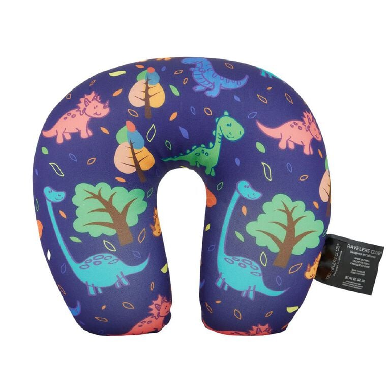 Travelers Club 5 Piece Luggage Set Dinosaur Blue, , hi-res