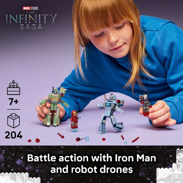 LEGO Marvel Super Heroes Iron Man & War Machine v Hammer Drones 76320, , hi-res