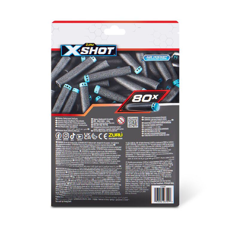 Zuru X-Shot Excel 80pk Refill Darts, , hi-res