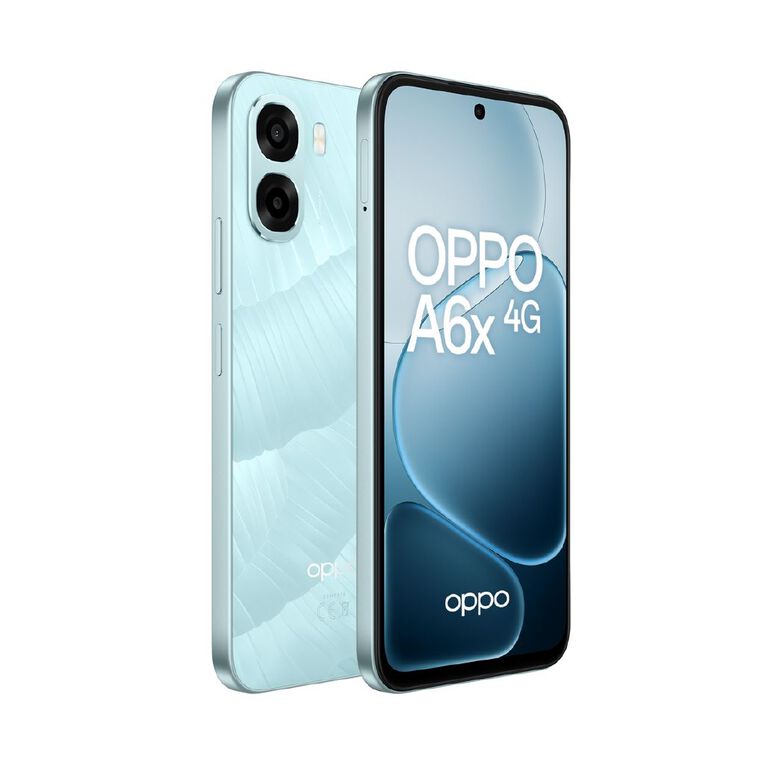 OPPO A6x 4G 4GB + 128GB with Spark $28 Value Pack Sim Bundle Ice Blue, , hi-res