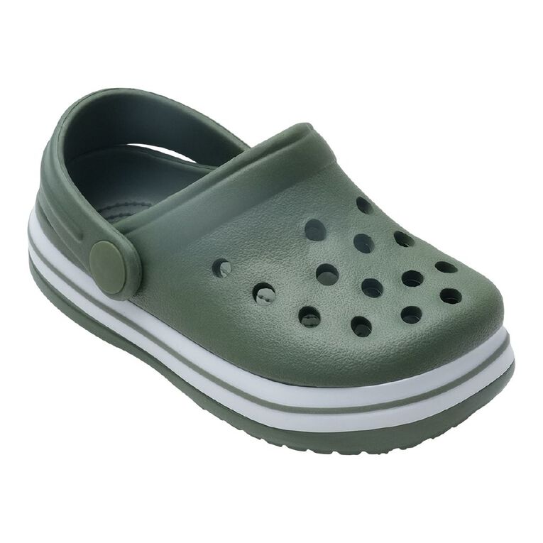 Young Original Junior Kids' Jack Frog Clog Shoes, Sage, hi-res