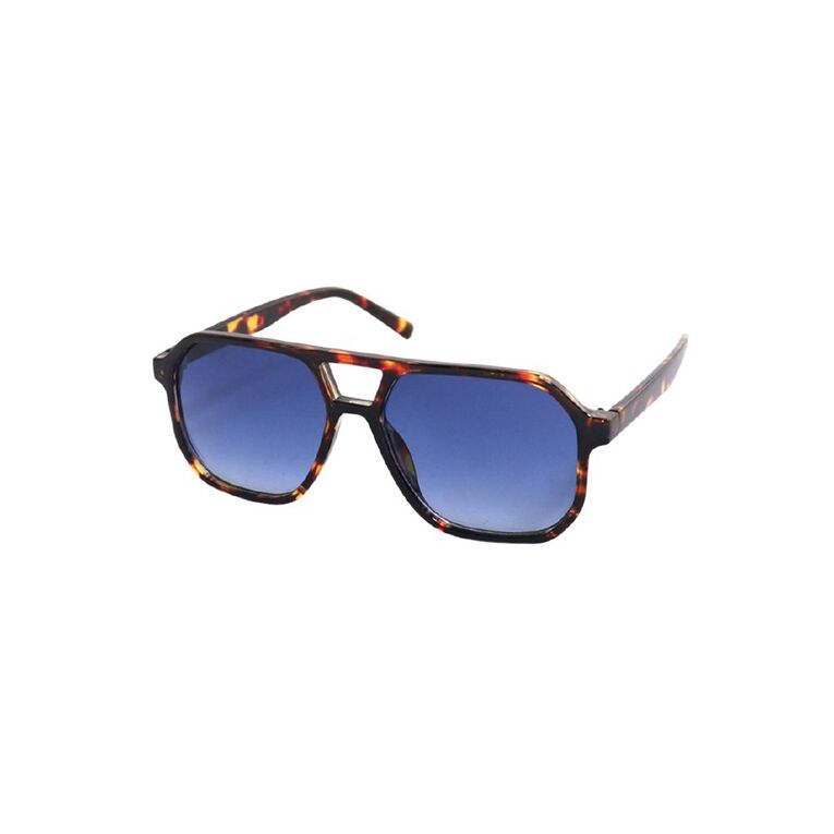 H&H Unisex Squared Tort Sunglasses, , hi-res