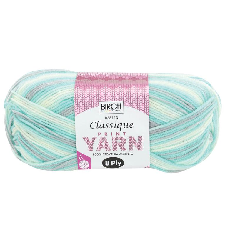Birch Classique Yarn 100% Premium Acrylic 100g Ball 8 Ply, , hi-res