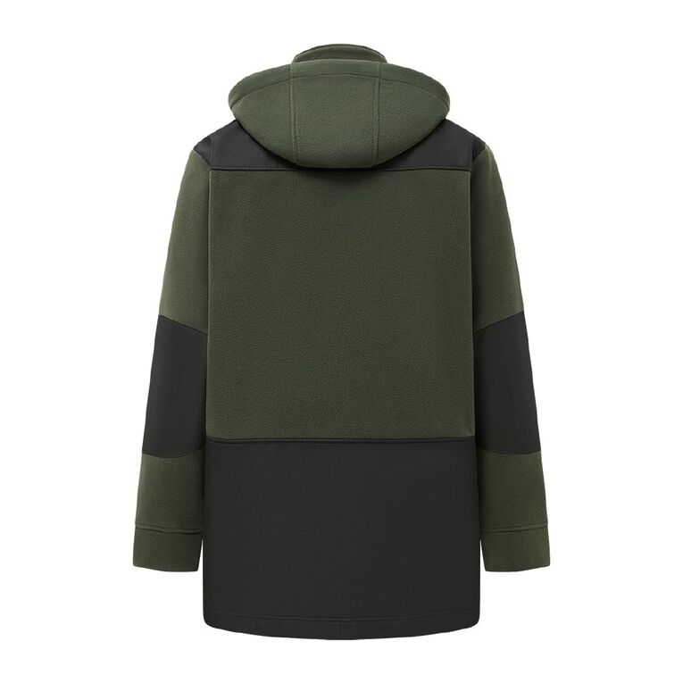 Back Country Adults' Bonded Fleece Jacket, Green Dark, hi-res