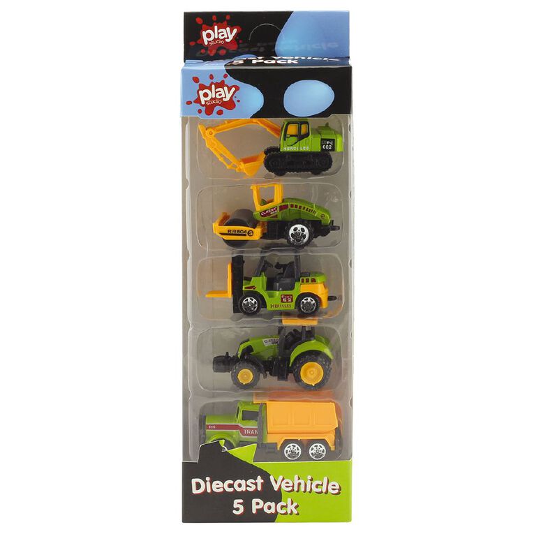 Play Studio Die-Cast Freewheel Car - 5 Piece Assorted, , hi-res