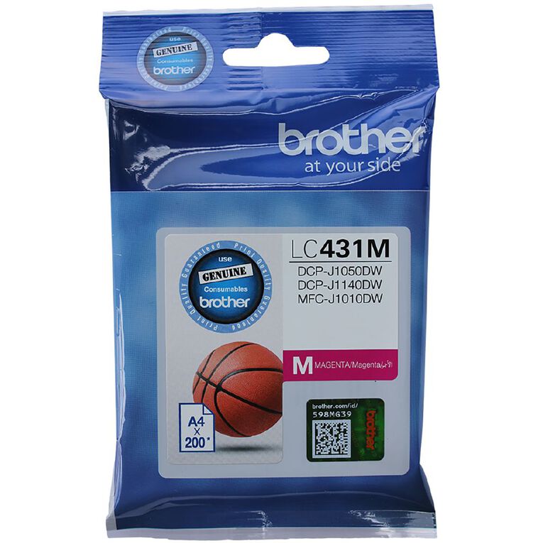 Brother LC431M Ink Magenta 200 Pages, , hi-res