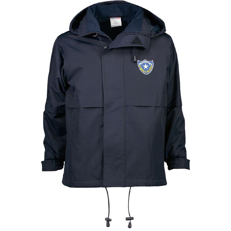 Schooltex St Mary's Mosgiel Anorak with Embroidery, Navy, hi-res