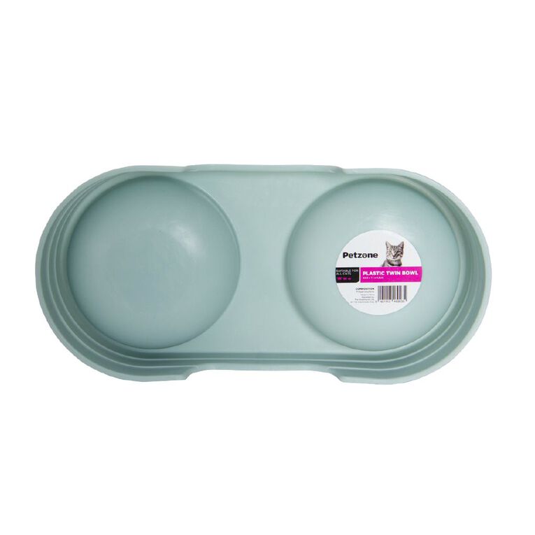 Petzone Plastic Twin Green 23cm, , hi-res